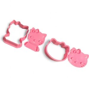 Pink Hello Kitty Cookie Cutters and Cupcake Wrappers